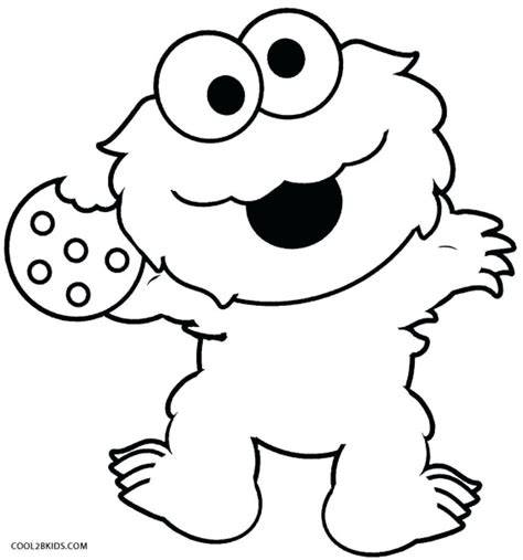 Cookie Monster To Color