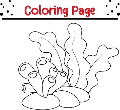 Coral Colouring Pages
