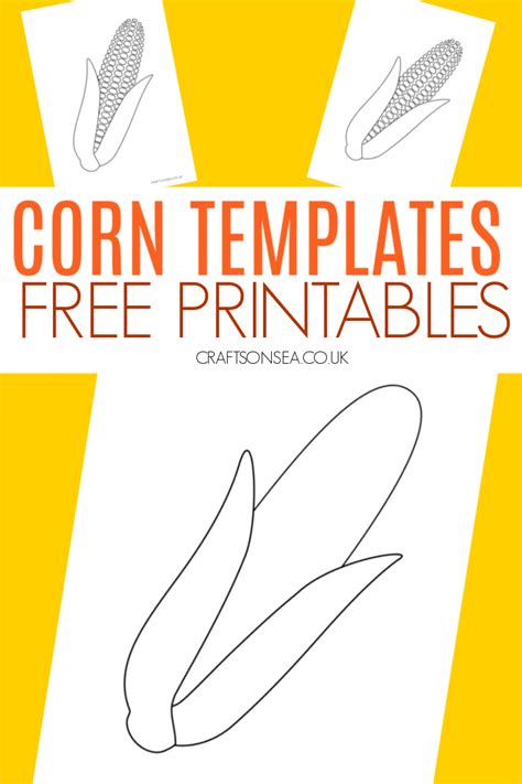 Corn Printable Template