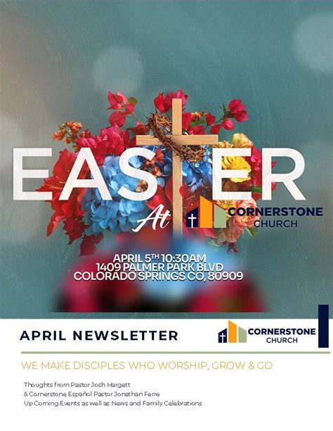 Cornerstone Church Events Calendar