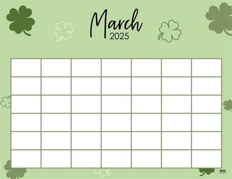 march calendar 2025