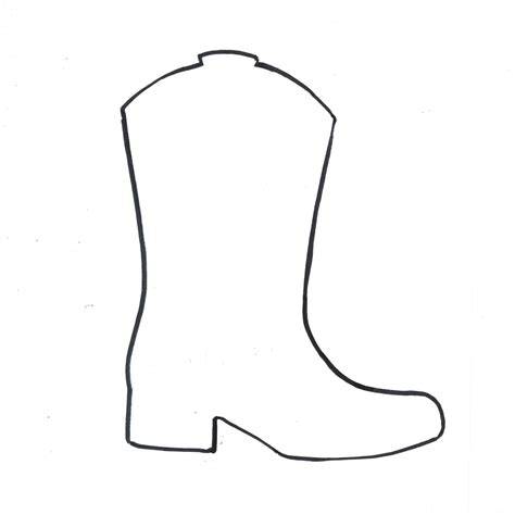 Cowboy Boot Template Printable