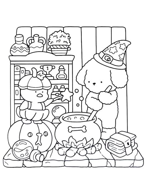 Cozy Coloring Sheets