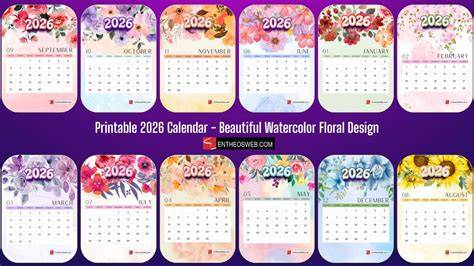 2026 calendar with holidays