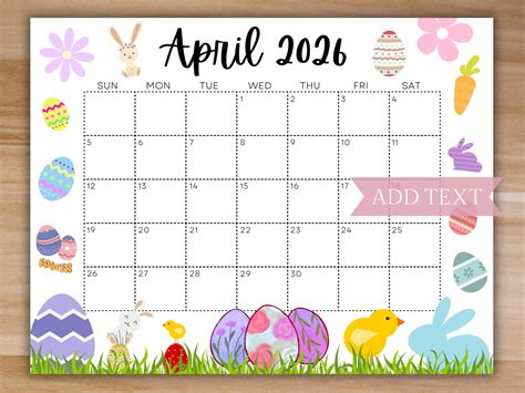 easter 2026 calendar date