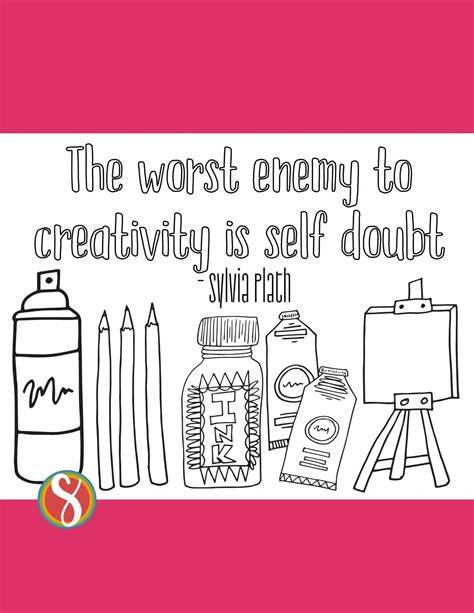 Creativity Coloring Pages