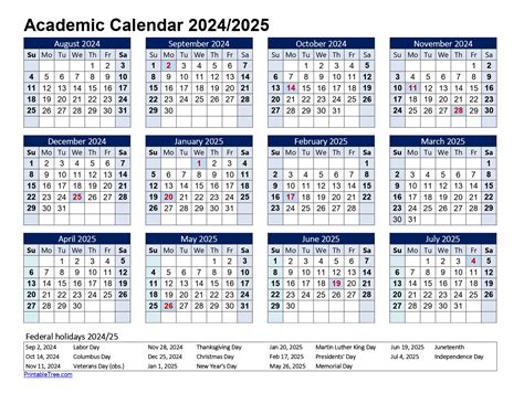 Crescent Academic Calendar 2024 25