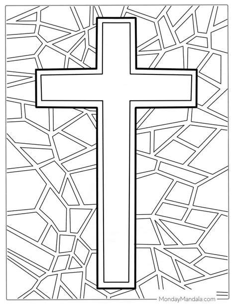 Cross Coloring Page Printable