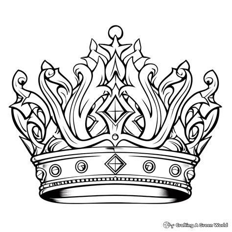 Crown Coloring Pages Printable