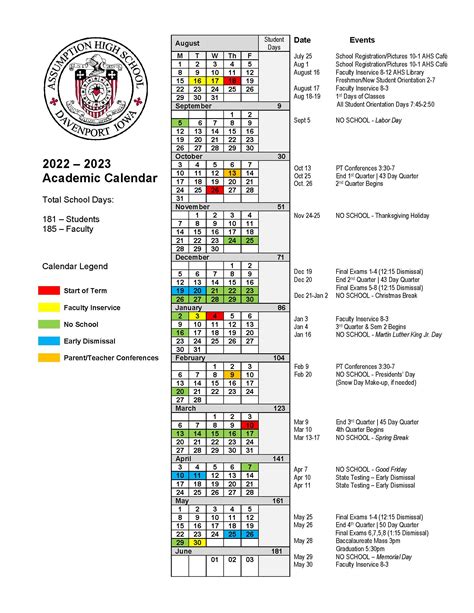Csc Academic Calendar