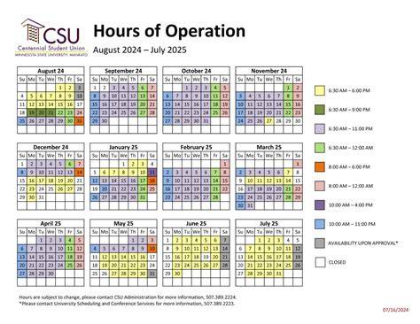 Csu Calendar Spring 2025