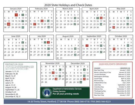 Ct State Calendar 2025