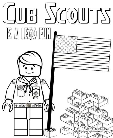 Cub Scout Coloring Pages Free Printable