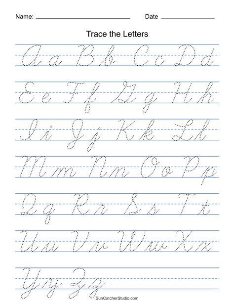 Cursive Practice Sheets Free Printable