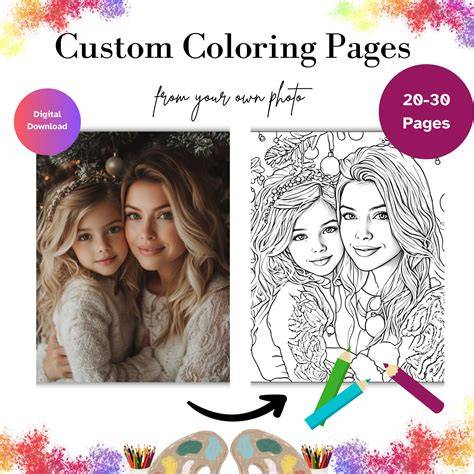 Custom Coloring Books From Photos