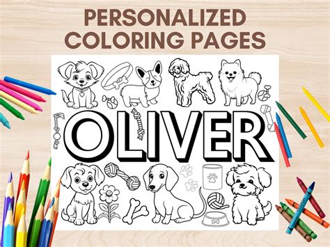 Customizable Coloring Pages