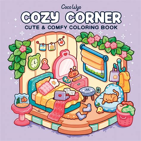 Cute And Cozy Coloring Book