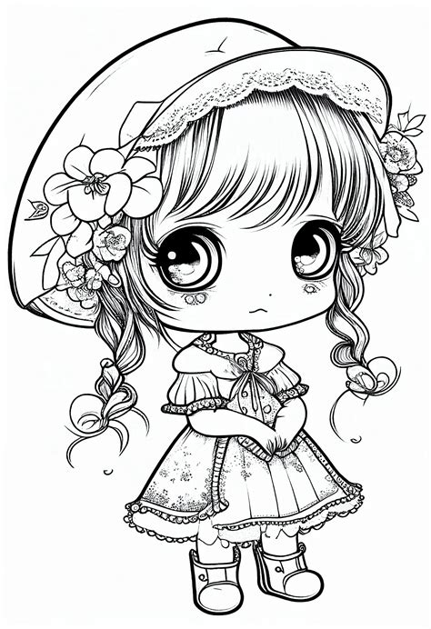 Cute Coloring Pages For Girls