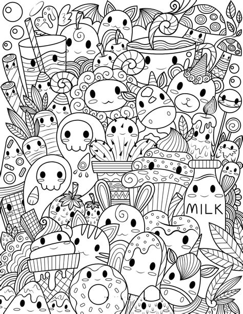 Cute Doodle Coloring Pages