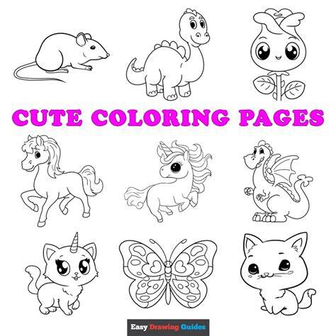 Cute Easy Coloring Pages Printable