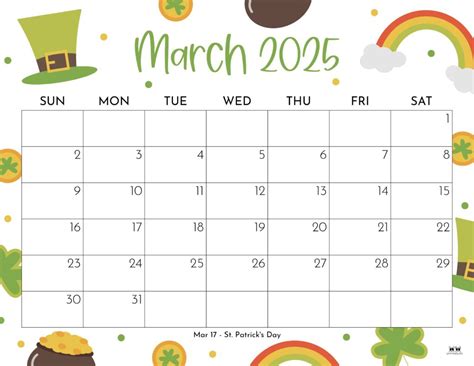 Cute March Calendar