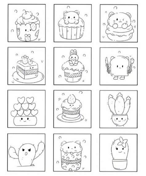Cute Mini Coloring Pages