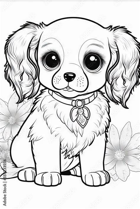 Cute Puppy Pictures To Color