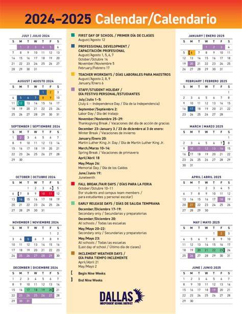 Dallas Isd Calendar 2024 25