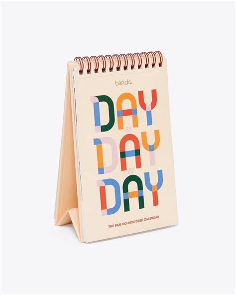 Day By Day Desk Calendar