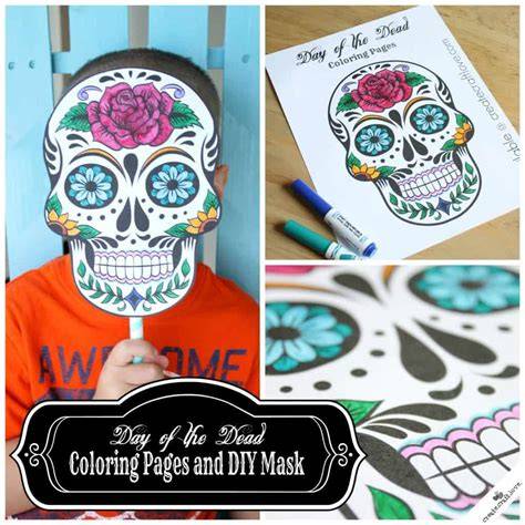 Day Of The Dead Mask Printables
