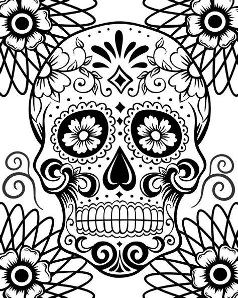 Day Of The Dead Pictures To Color