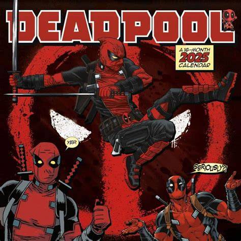 Deadpool Calendar 2025