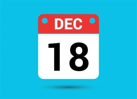 Dec 18 Calendar