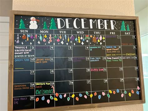December Calendar Decorations