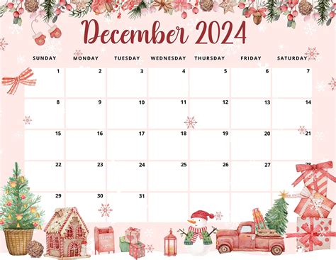 december 2024 calendar