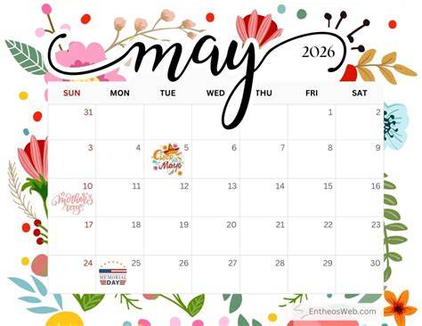free printable may 2025 calendar