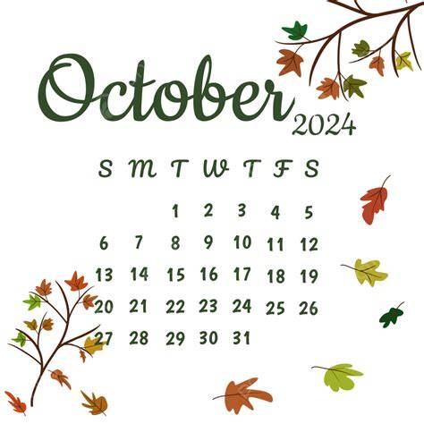 october 2024 calendar