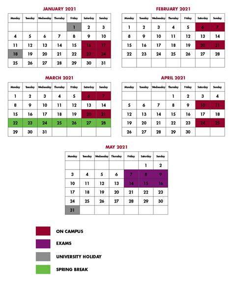 Denver University Academic Calendar