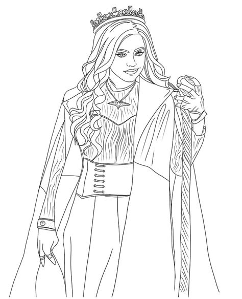 Descendants Coloring Pages Free