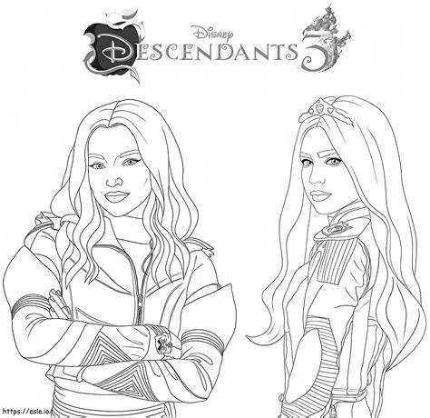 Descendants Coloring Pictures