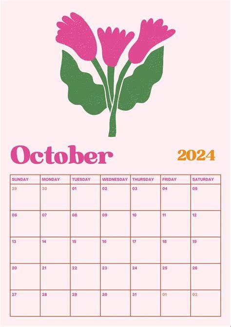 october 2024 calendar