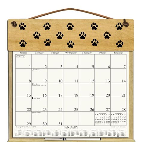the paw print calendar legit