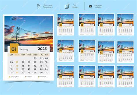 2025 calendar pages