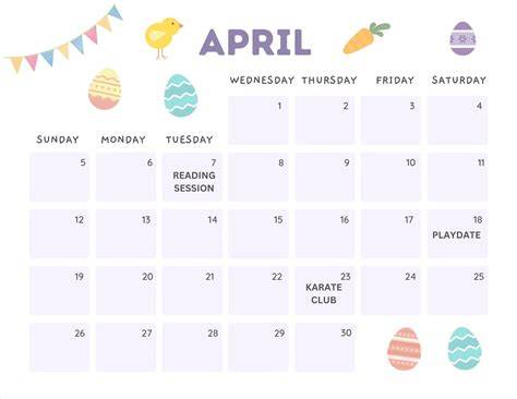 easter 2026 calendar