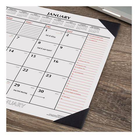 Desktop Pad Calendar
