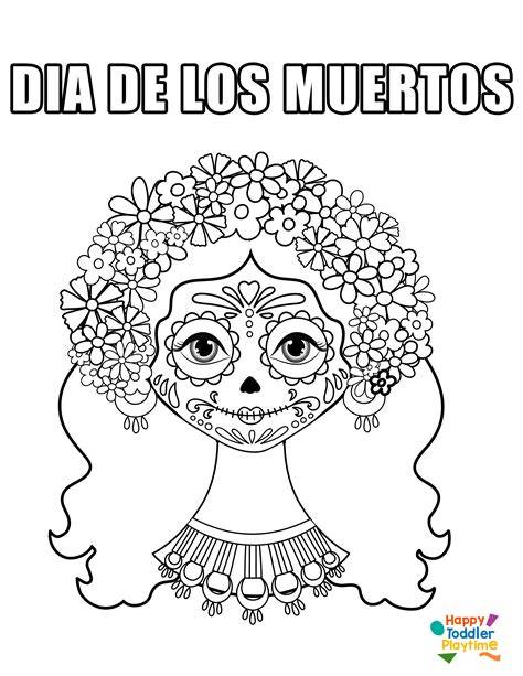 Dia De Los Muertos Colouring Pages