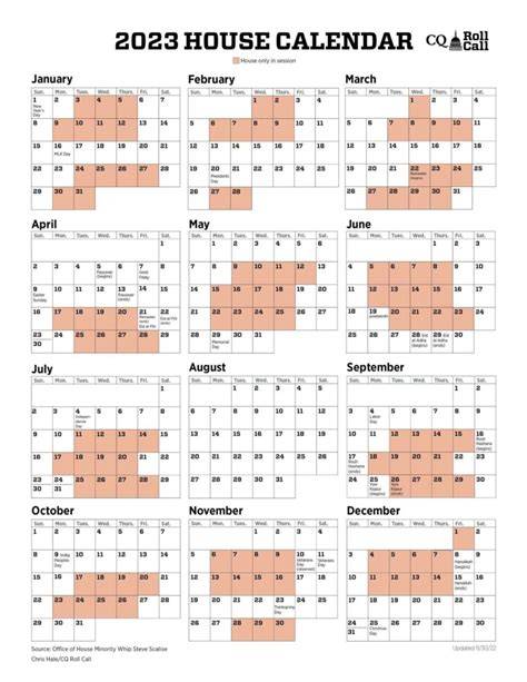 house calendar 2025
