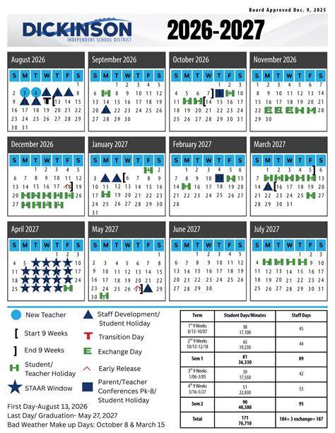 Dickinson Isd Calendar