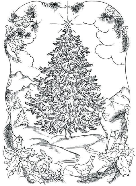 Difficult Christmas Coloring Pages