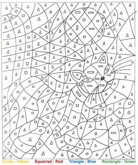 Difficult Colour By Numbers